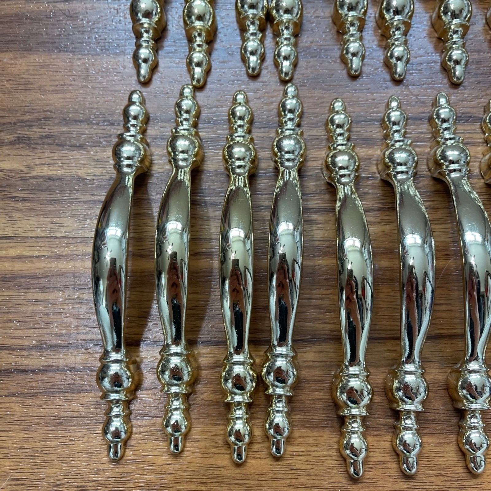 23 VTG Amerock Drawer Pulls 3″ Bore Lot Satin Nickel Gold Avante Cabinet