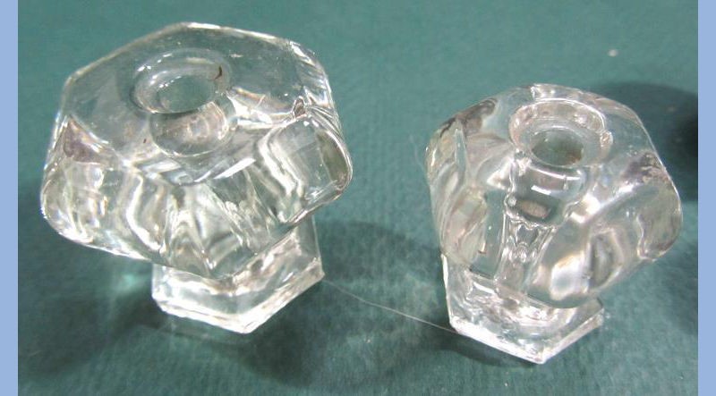 LOT antique 10pc PORCELAIN & GLASS DRAWER CABINET KNOBS pulls 3/4-1 1/2 inch