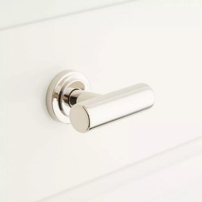 Signature Hardware – 1-3/4″ Colmar Brass T Knob – Polished Nickel
