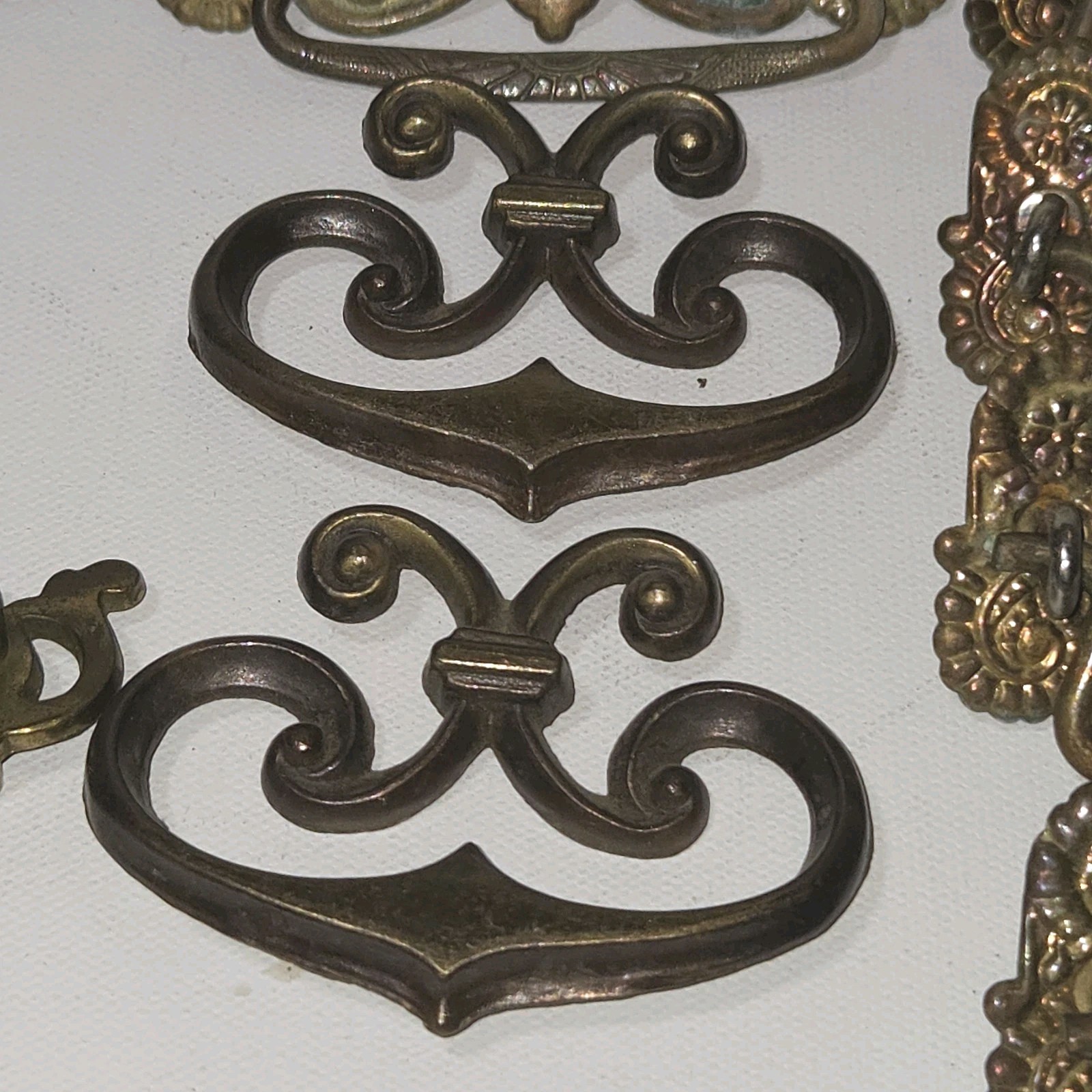 Antique Vintage Furniture Hardware Lot 47 Drawer Pulls Knobs Cabinet Salvage