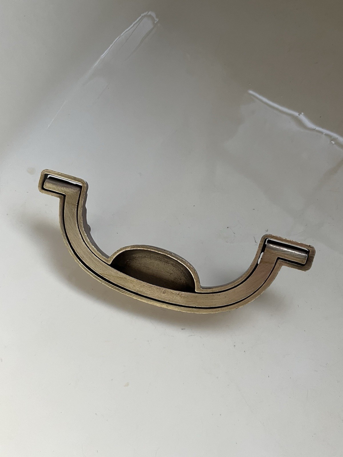 Drexel Accolade Campaign Brass Drawer Bail Pull Handle KBC N7231 – 3.5” CC