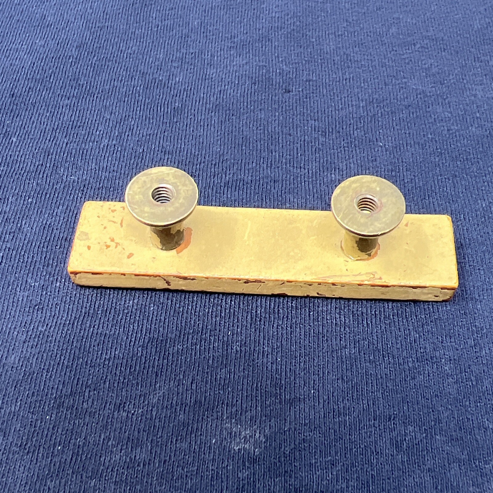 Antique Bakelite And Brass Drawer Pull
