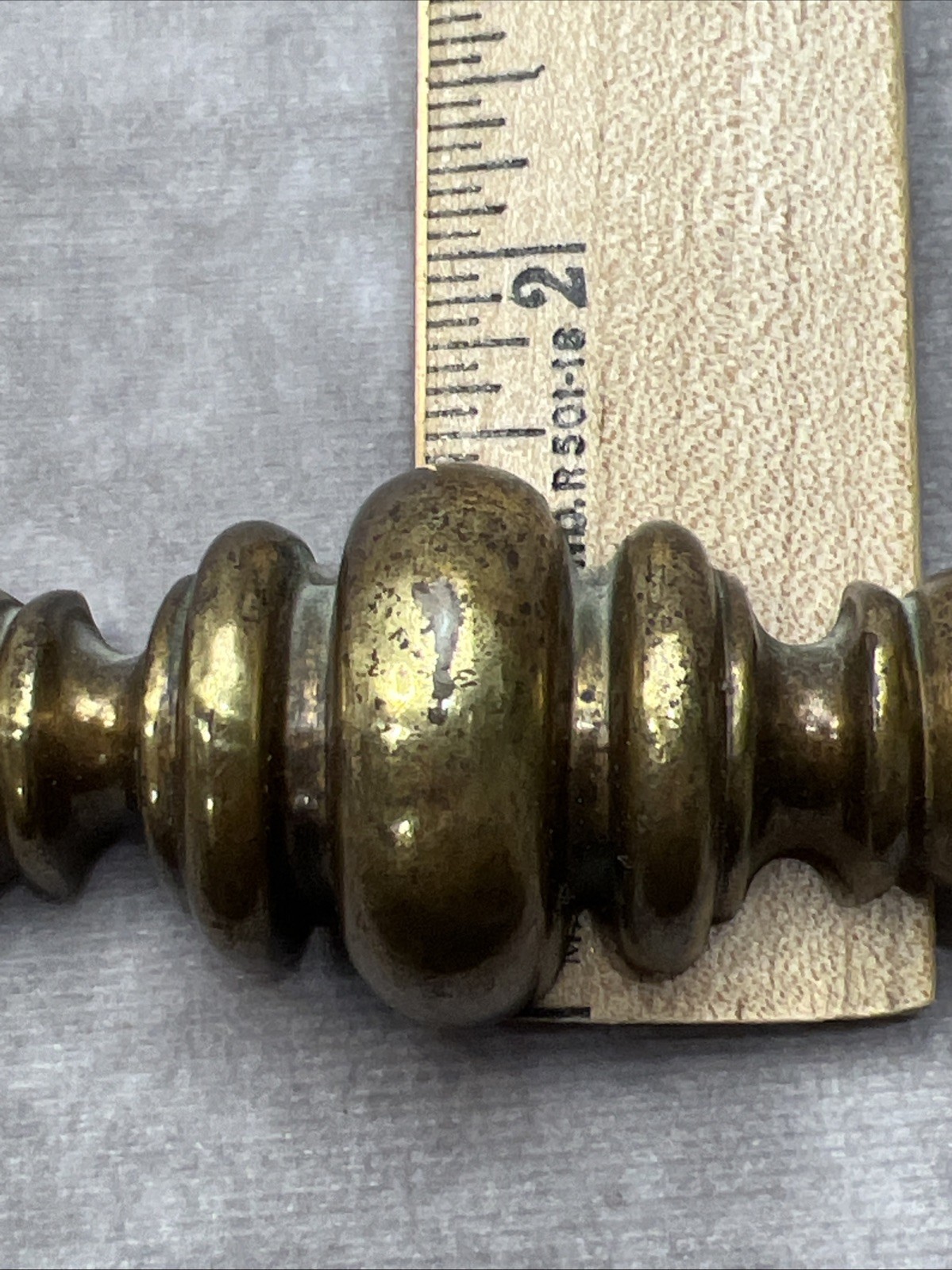 Lot 7 Antique Brass Metal Drop Bail Pulls Drawer Handles Dressers Cupboards B6
