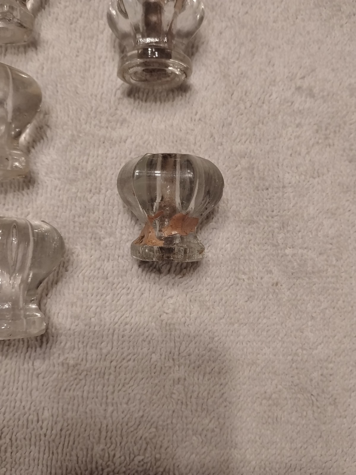 Vintage Art Deco Glass Drawer Pulls And Knobs