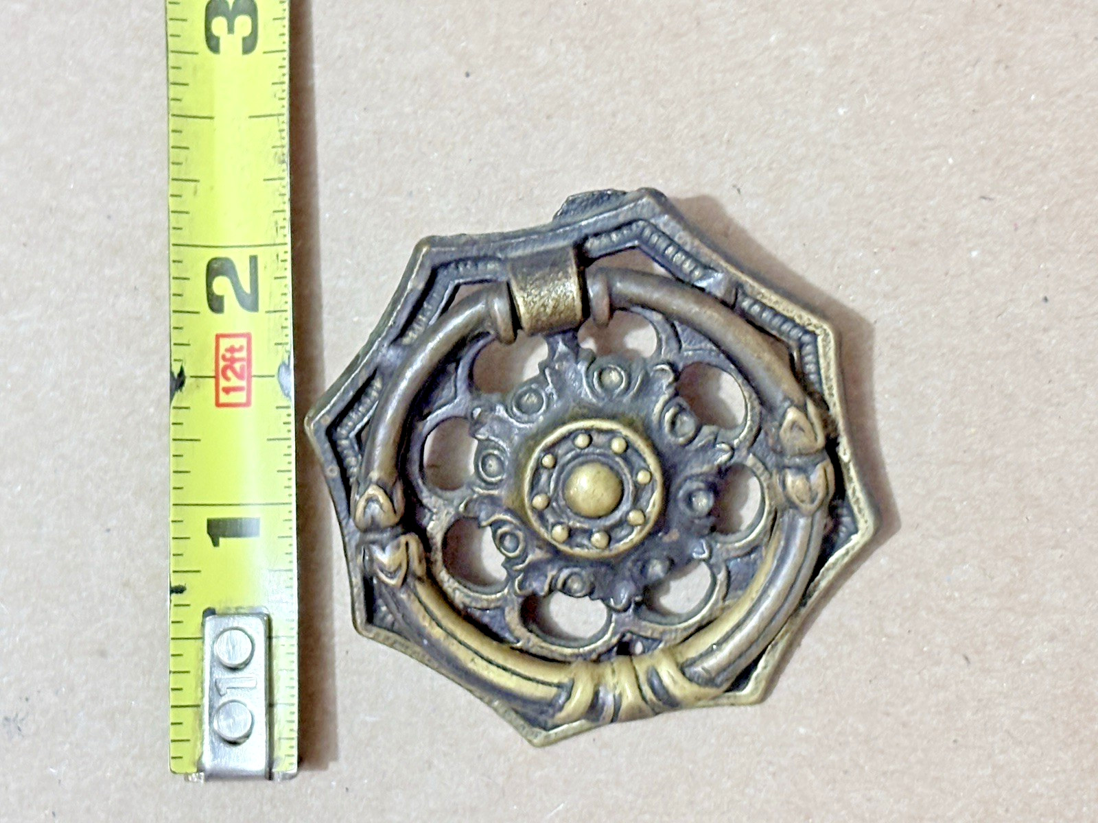 Vintage Drawer Cabinet Pull Knobs Lot Of 7 Ceramic Brass Wood Lucite