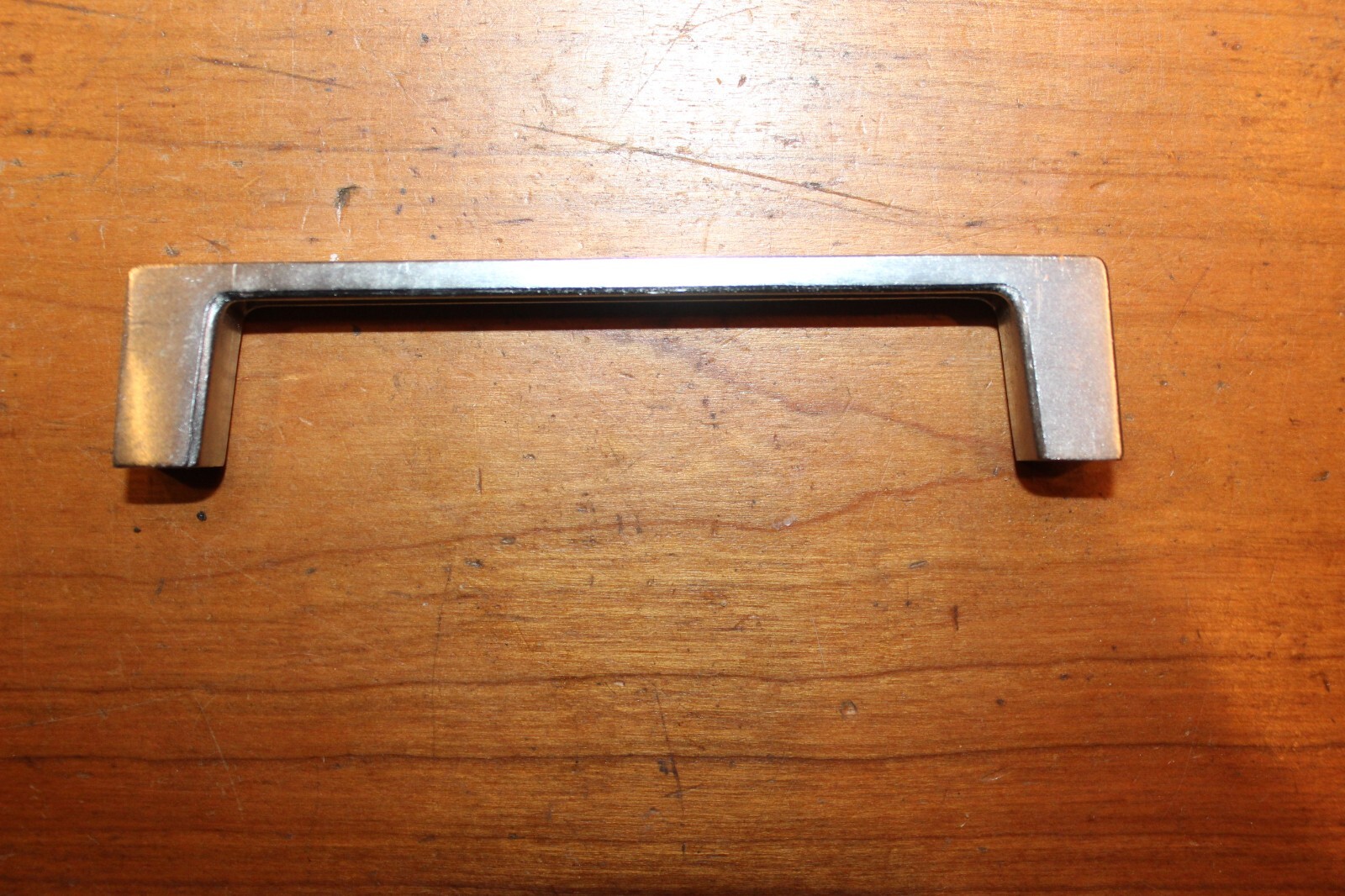 Brushed Aluminum Mid-Century Modern Drawer Pull / Handle J-4