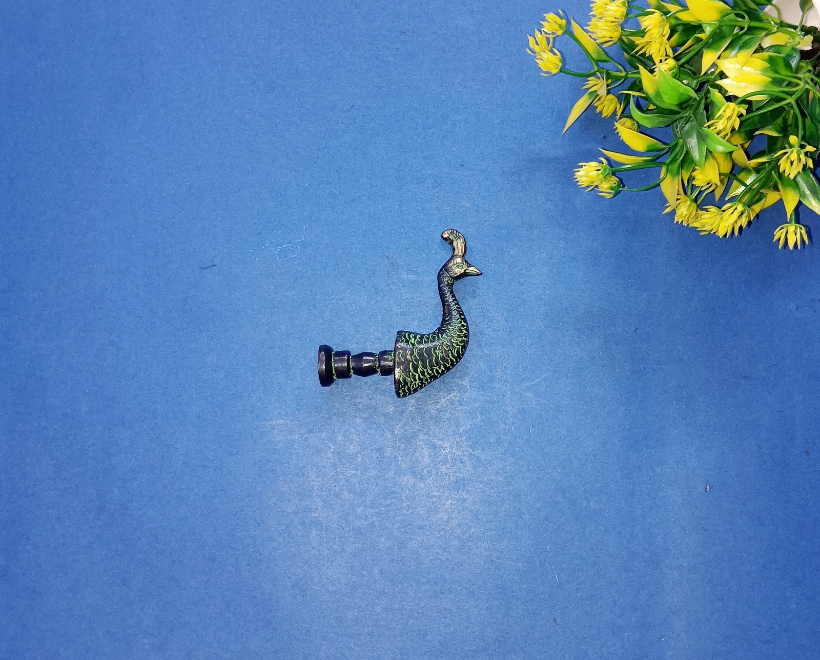 Macaw Bird Head Cabinet Closet Pull Brass Peacock Theme Drawer Knob Decor GTX