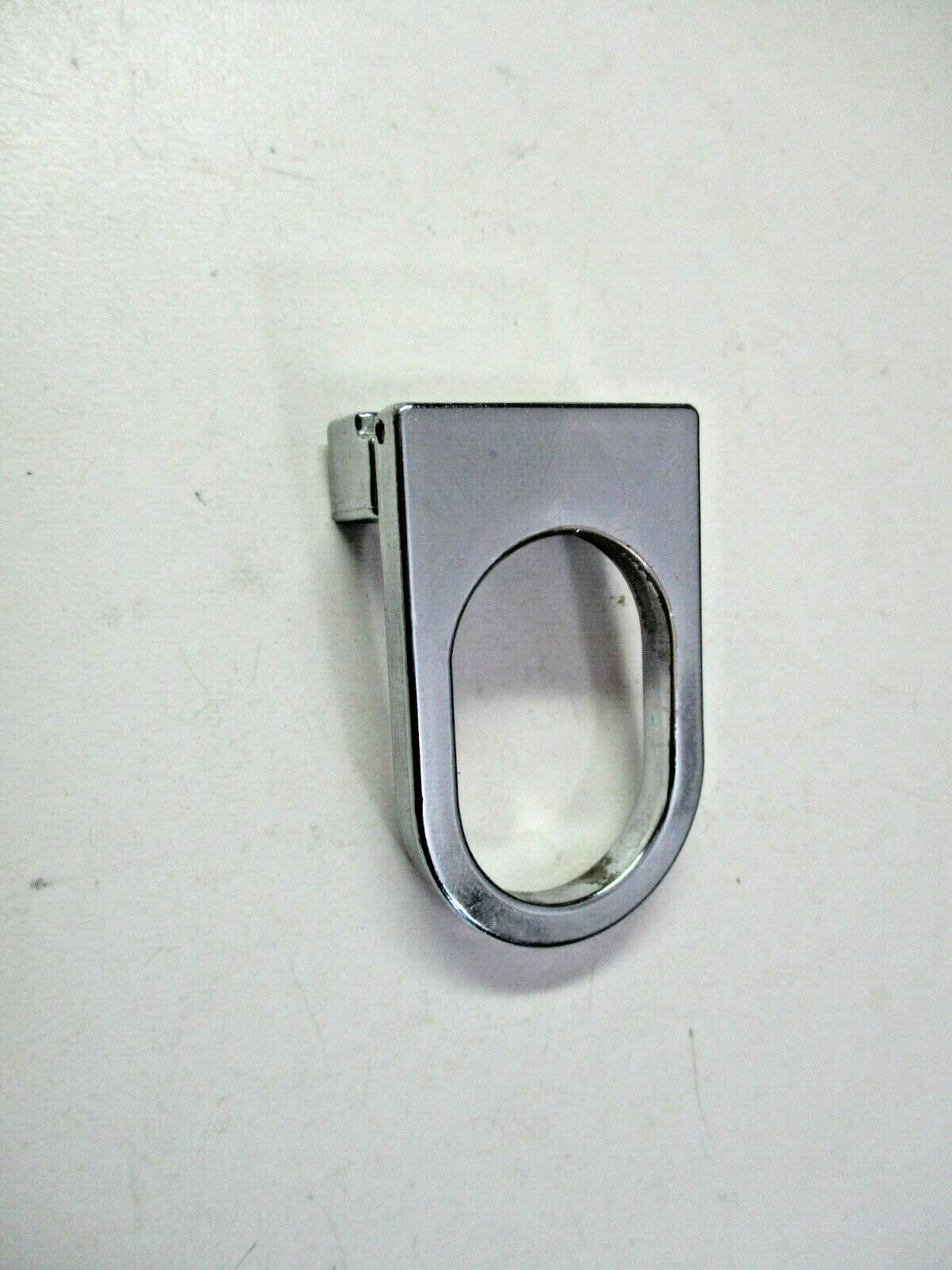 Japan 1950s Polished Chrome Drop Pull Handle 5/8″ Centers Vtg MCM Ultra Retro