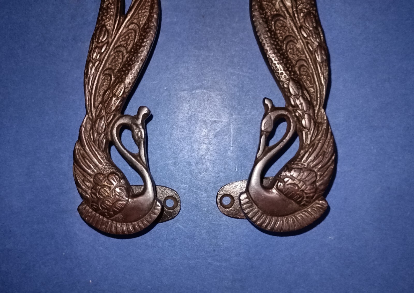 Peacock Design Cupboard Puller Brass Pheasants Bird Theme Door Handle Set AJ103
