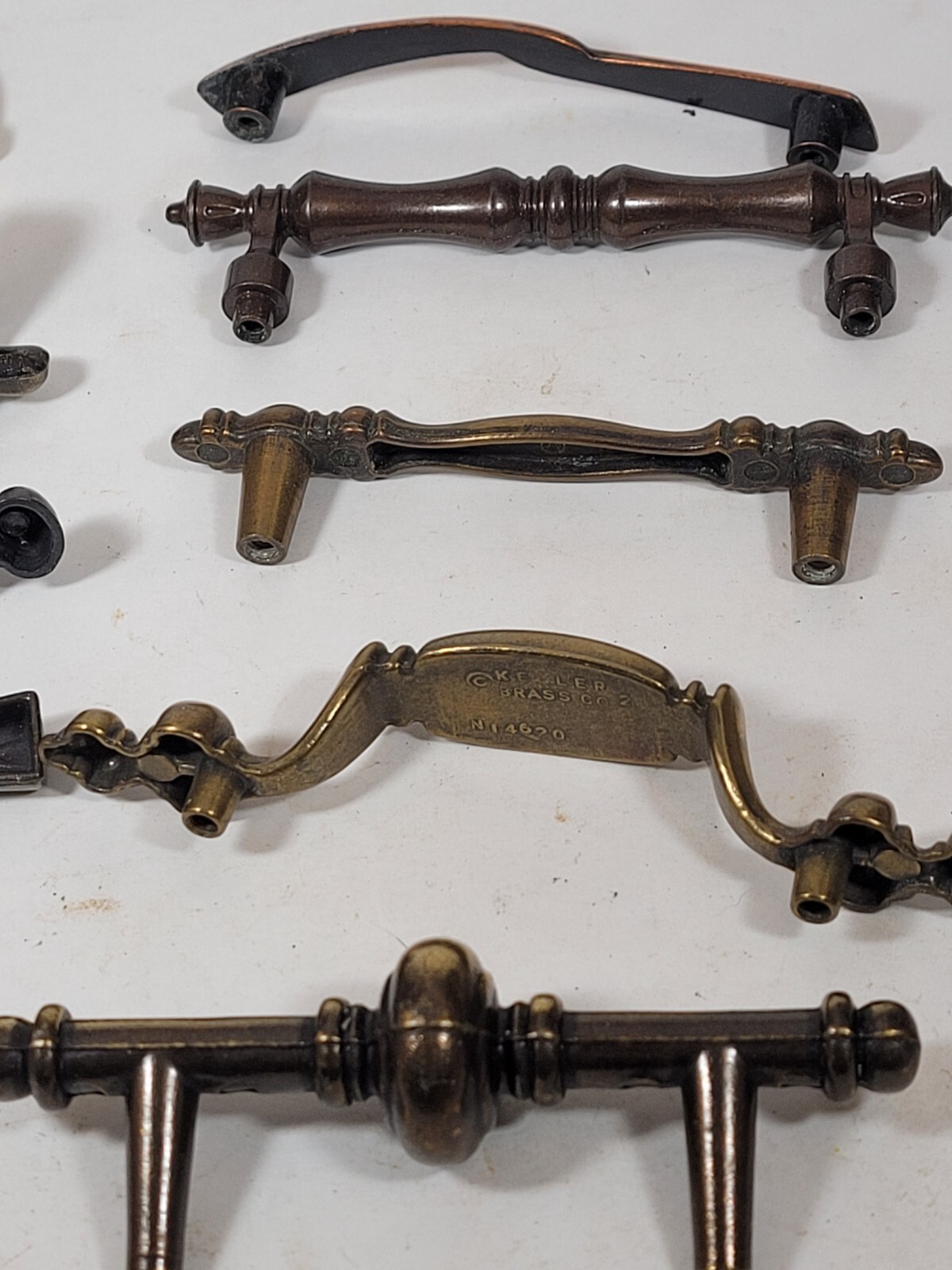 Mixed Lot Dresser Furniture Metal Wood Ceramic Drawer Handles Knobs Vintage