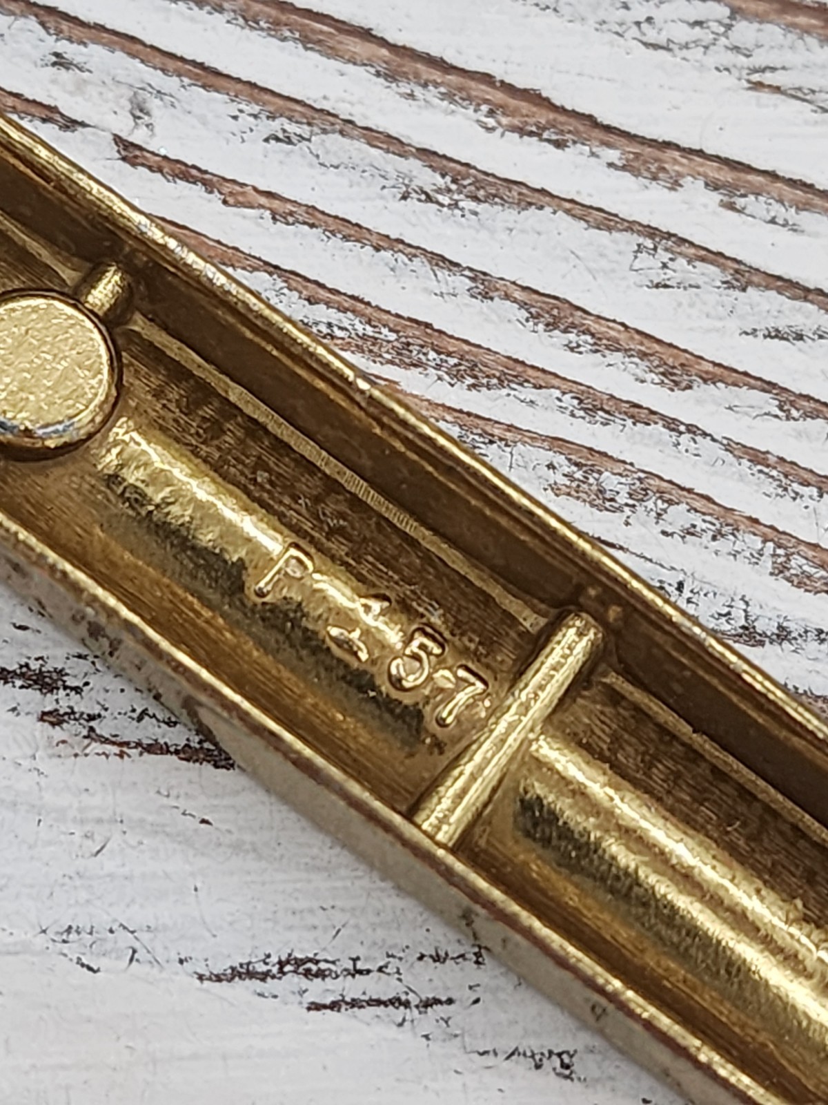 1 – MCM 6″ Brass Cabinet Cupboard Drawer Pull Handle NOS Winter Products Kitchen
