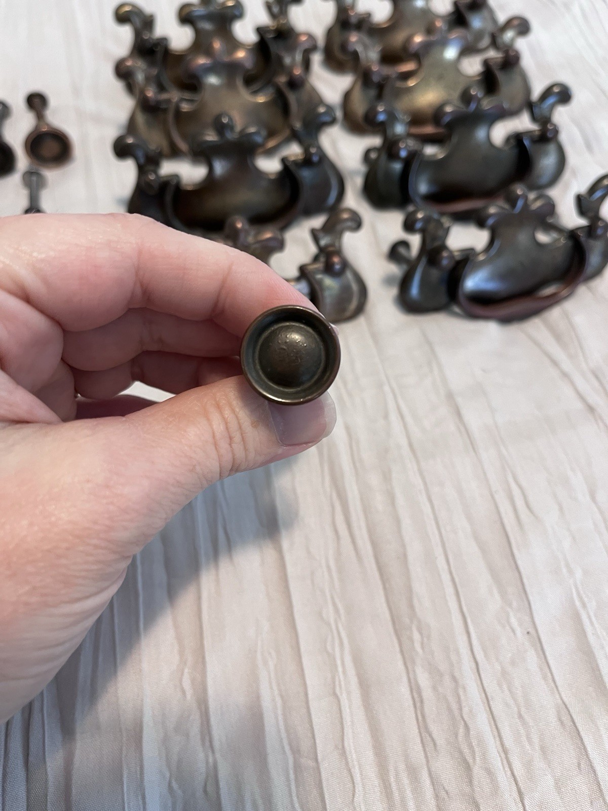 Vintage 8 Drawer Pulls And 9 Knobs