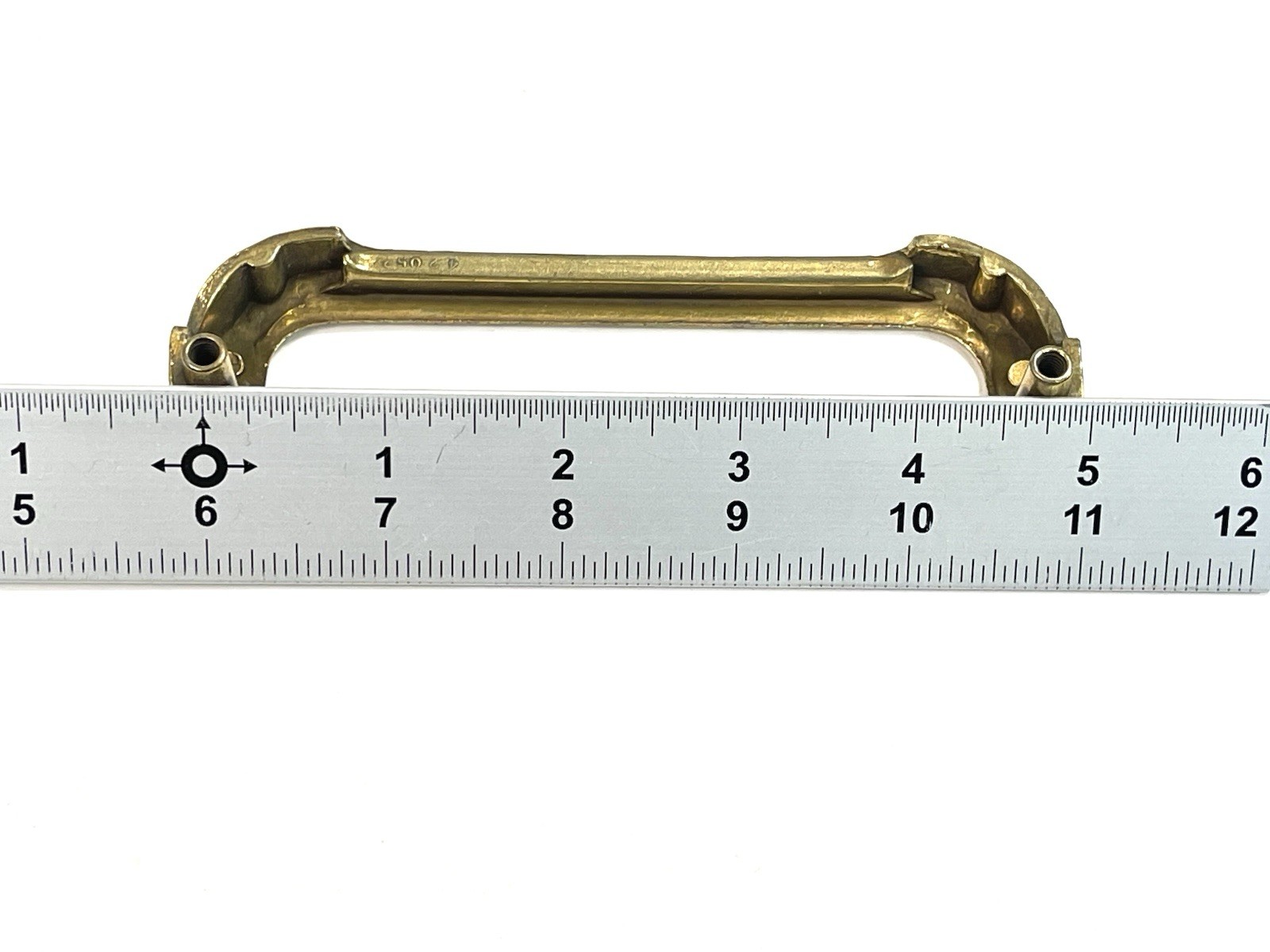 KBC Keeler Brass Co Vintage Drawer Pull Fixed Handle MCM 4.75″ OCB lot#1895
