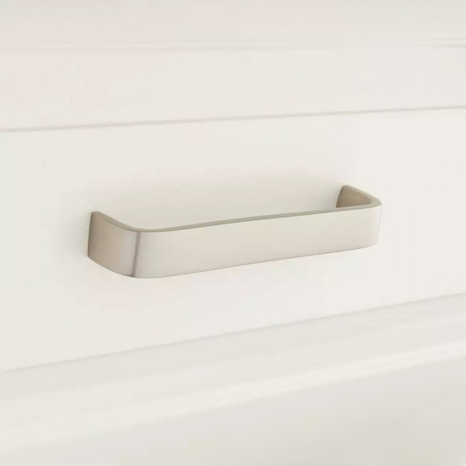 5″ Selmier Solid Brass Cabinet Pull – Brushed Nickel