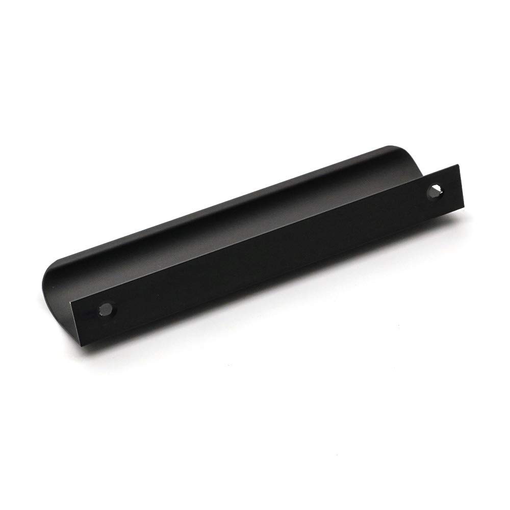 Goldenwarm 10 Pack Black Cabinet Handles 5 Inch Finger Pulls For Cabinets Black
