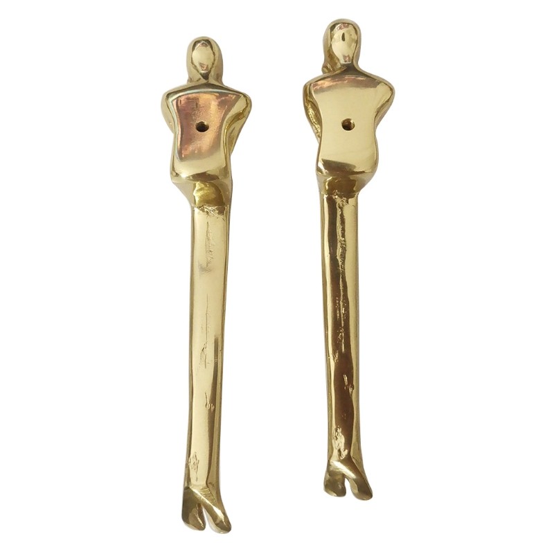 Little Golden Man Cabinet Handles Metal Drawer Pulls for Kitchen Furniture