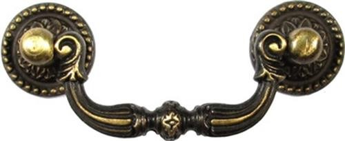 (5 Pack) 2-1/2 inch Colonial Revival Pull Antique Brass