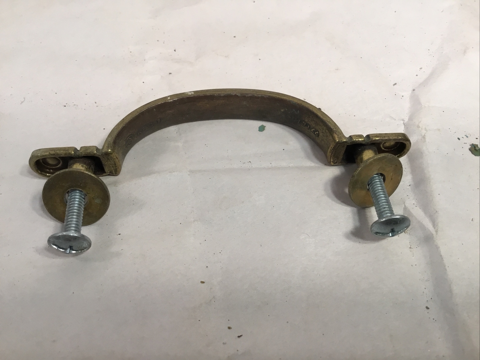 Vintage Drawer Pulls, Painted, Mid Century Modern. ~37 total