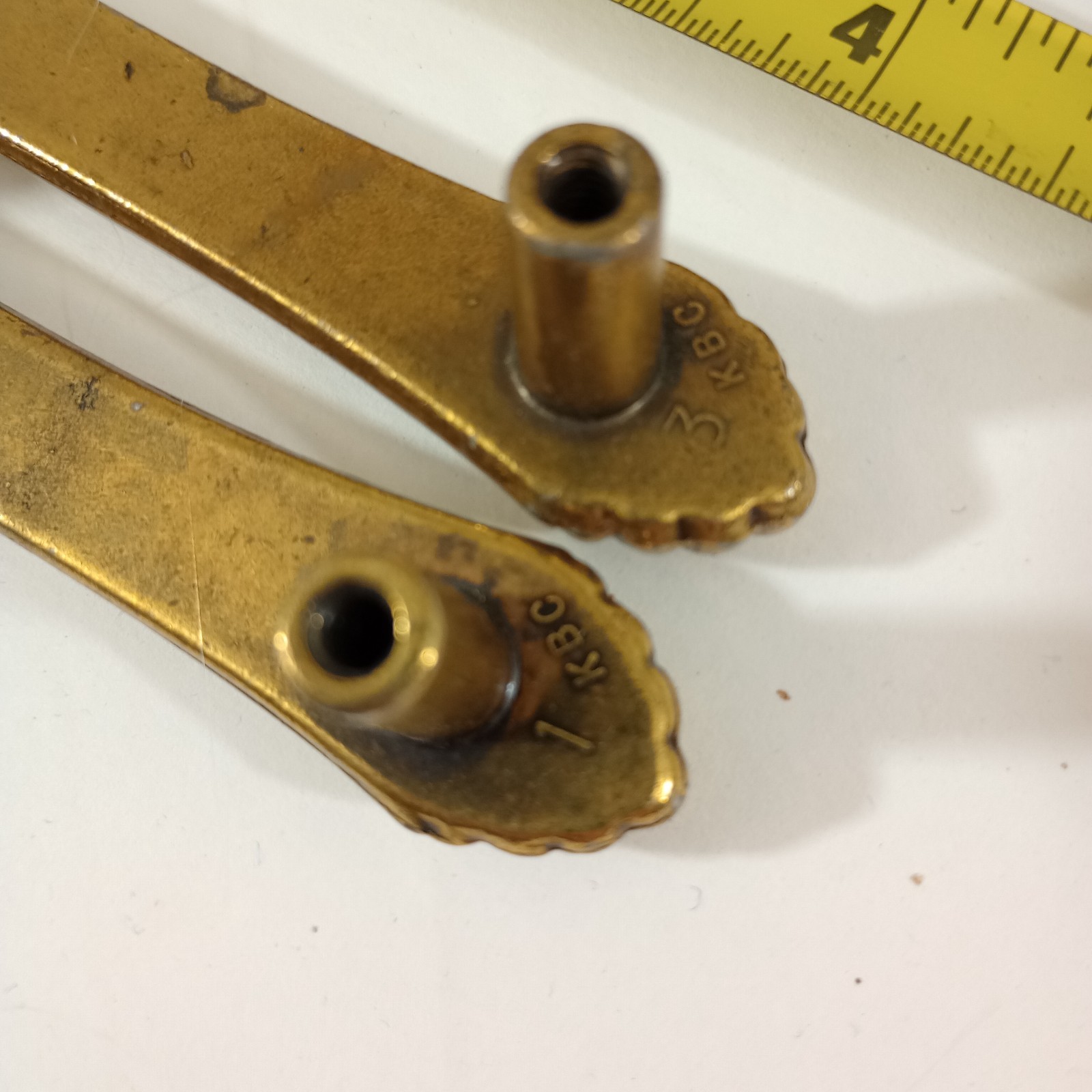 DRAWER PULLS KBC BRASS HANDLES (38535)