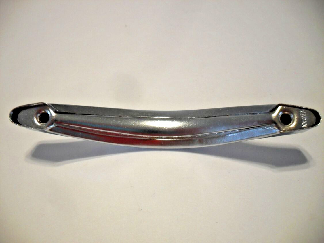 Vintage Nos Chrome Drawer Pulls Cabinet Door Handles Raised Face Center Japan