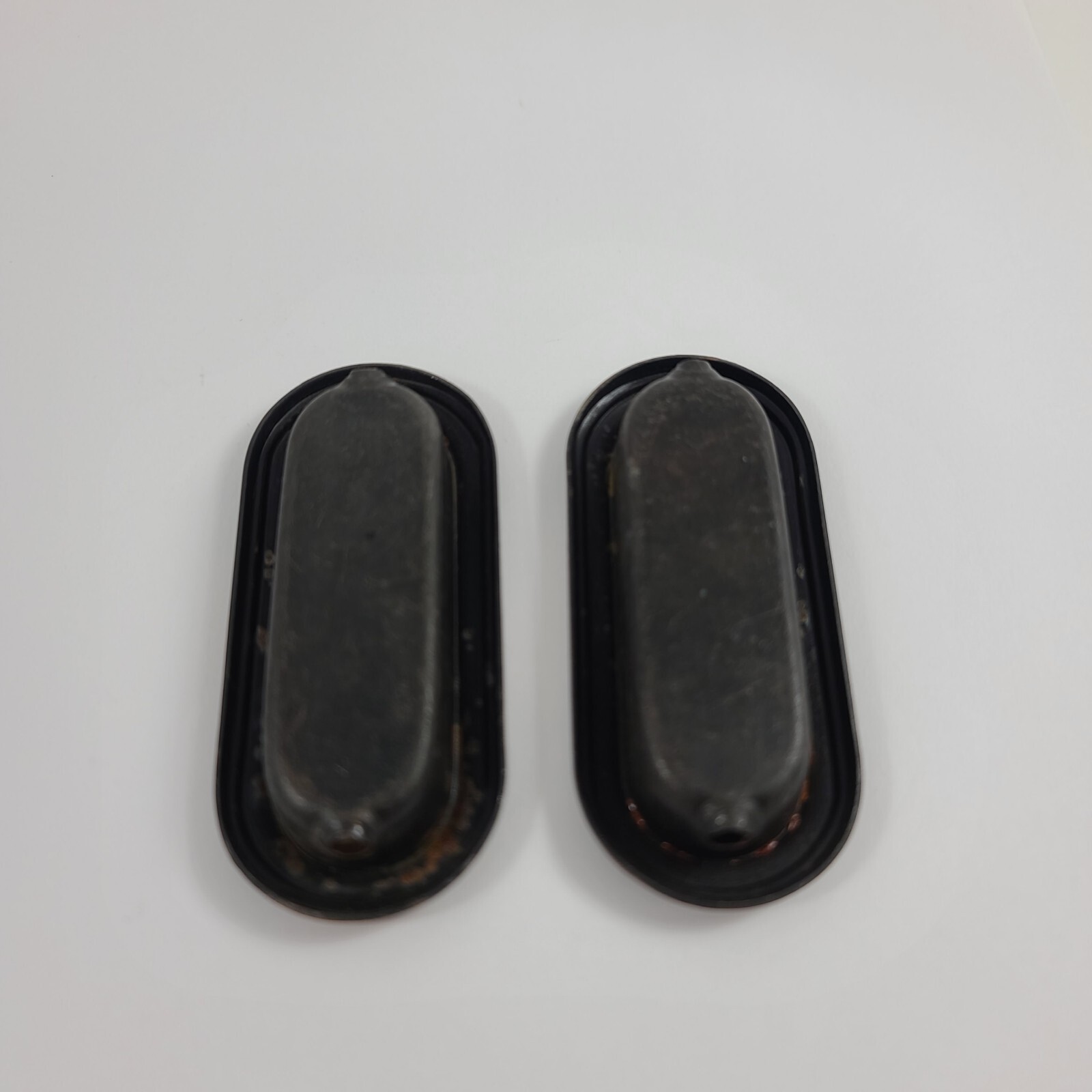 Vintage 1960s Amerock Recessed Drawer Pull Pair Finger Pull 1582