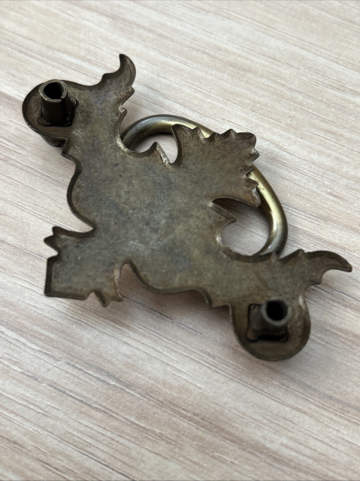 Lot 6 Authentic Early American Antique English Finish Brass Furniture Hardware