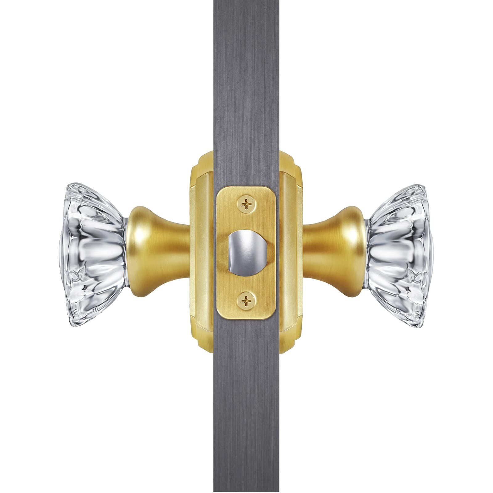 Antique Crystal Door Knobs Interior, Passage Hall and Closet Door Knobs, Sati…