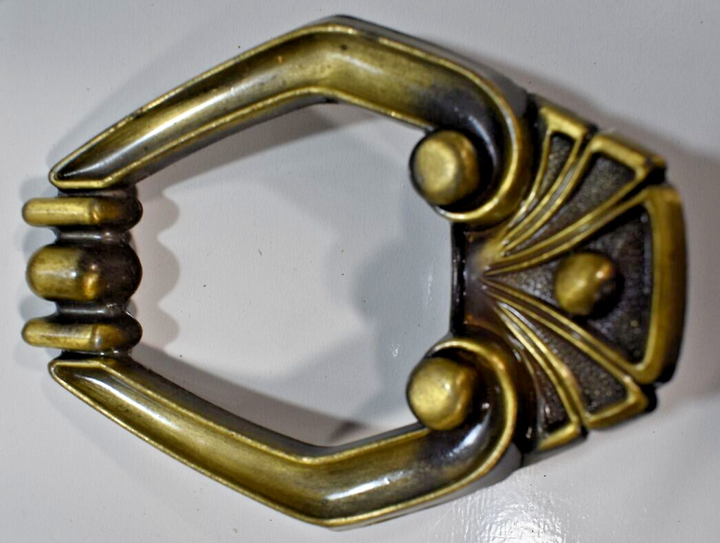 Vintage Antique Brass Bronze Drawer Pulls 44pcs Made in Japan