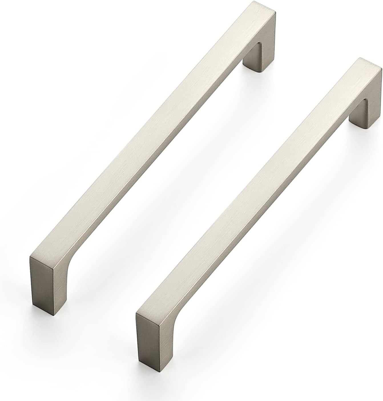 Ravinte 25 Pack Brushed Nickel Square Cabinet Pulls, 5 Inch