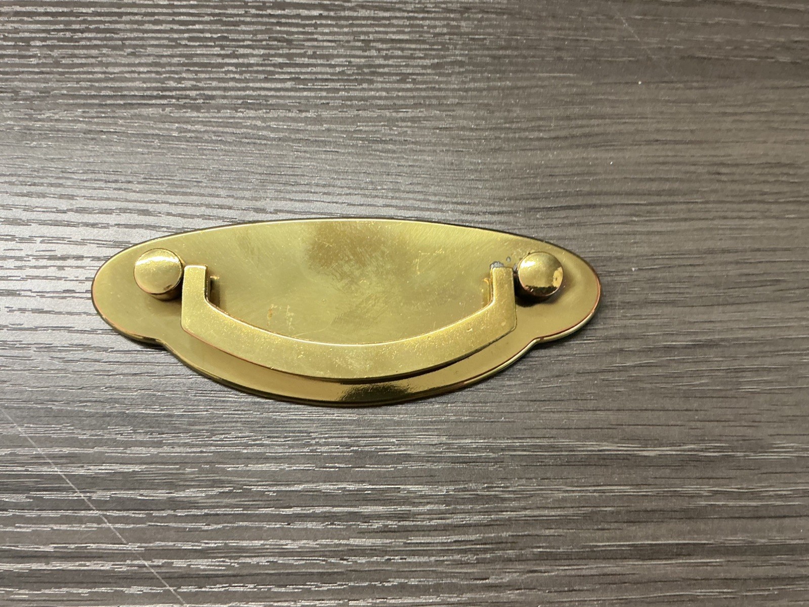 Keeler Brass Co vintage drawer pull N41383 new old stock with screws (58