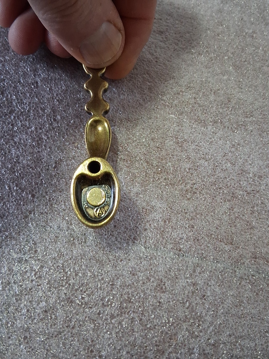 2-Vtg Brass Amerock Cabinet Drawer Pulls 1303 4.75″ 3″ C Salvaged