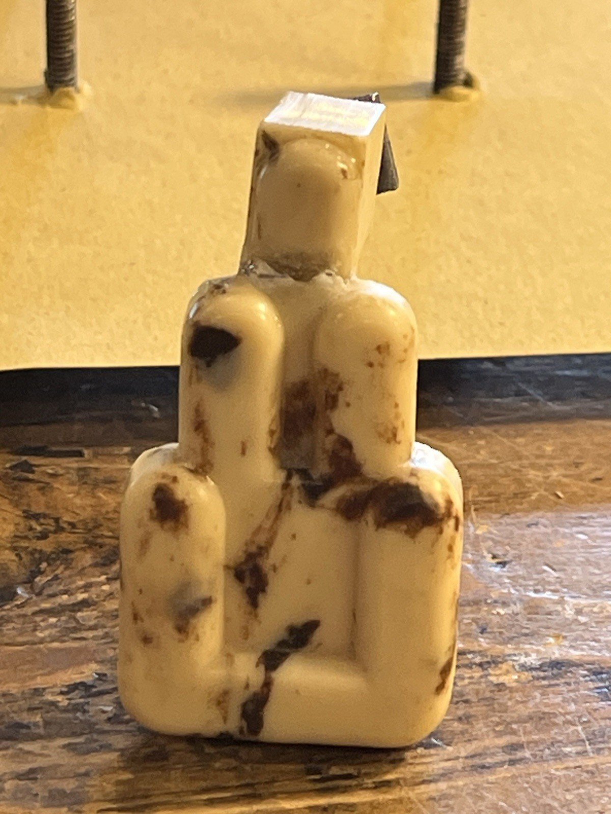 Vintage Marbled Alabaster~Look Celluloid Art Deco Dresser Pull Hardware (H1)