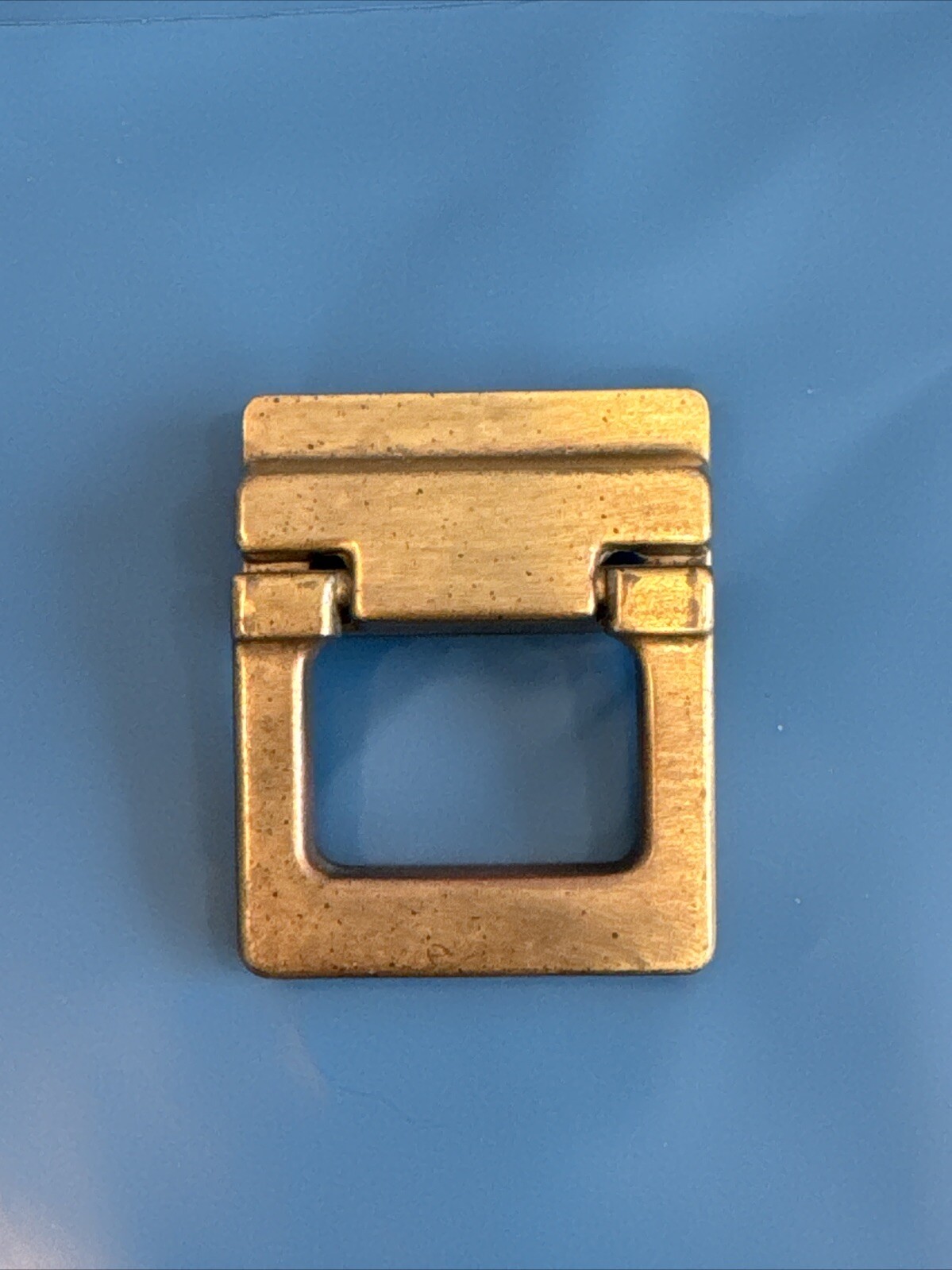 Drexel Woodbriar Drawer Pull Square Brass Vintage Bail Dresser Hardware