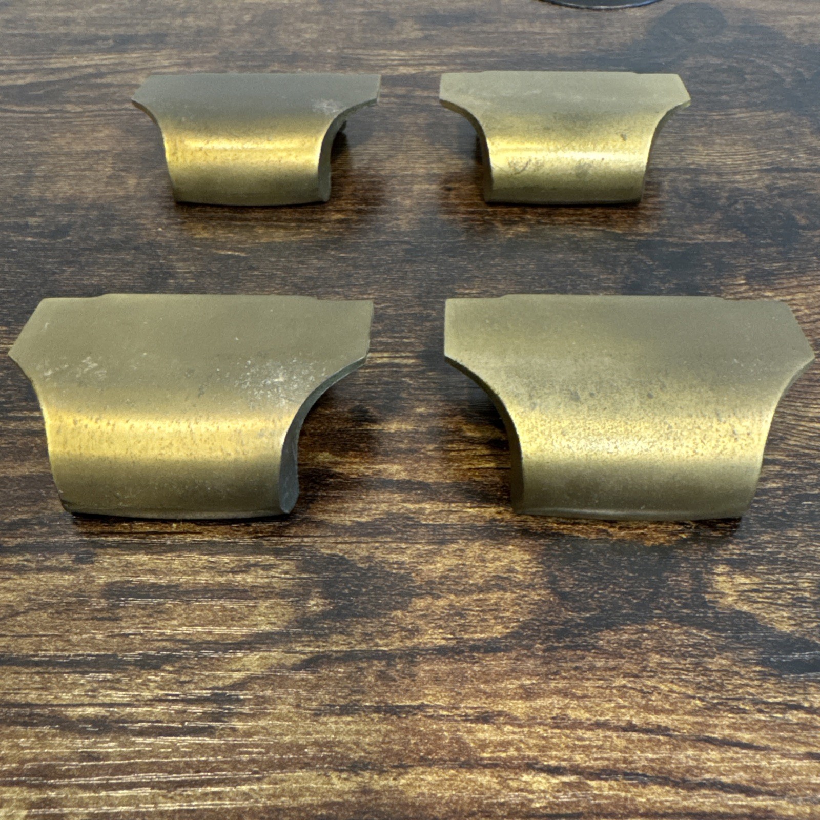 Drexel Precedent Drawer Pulls 4 Brass Handle Edward Wormley Mid Century Vintage