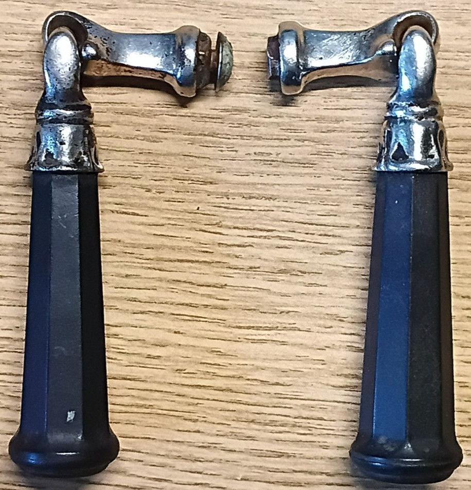 Pair of Antique Tear Drop Door or Drawer Pulls