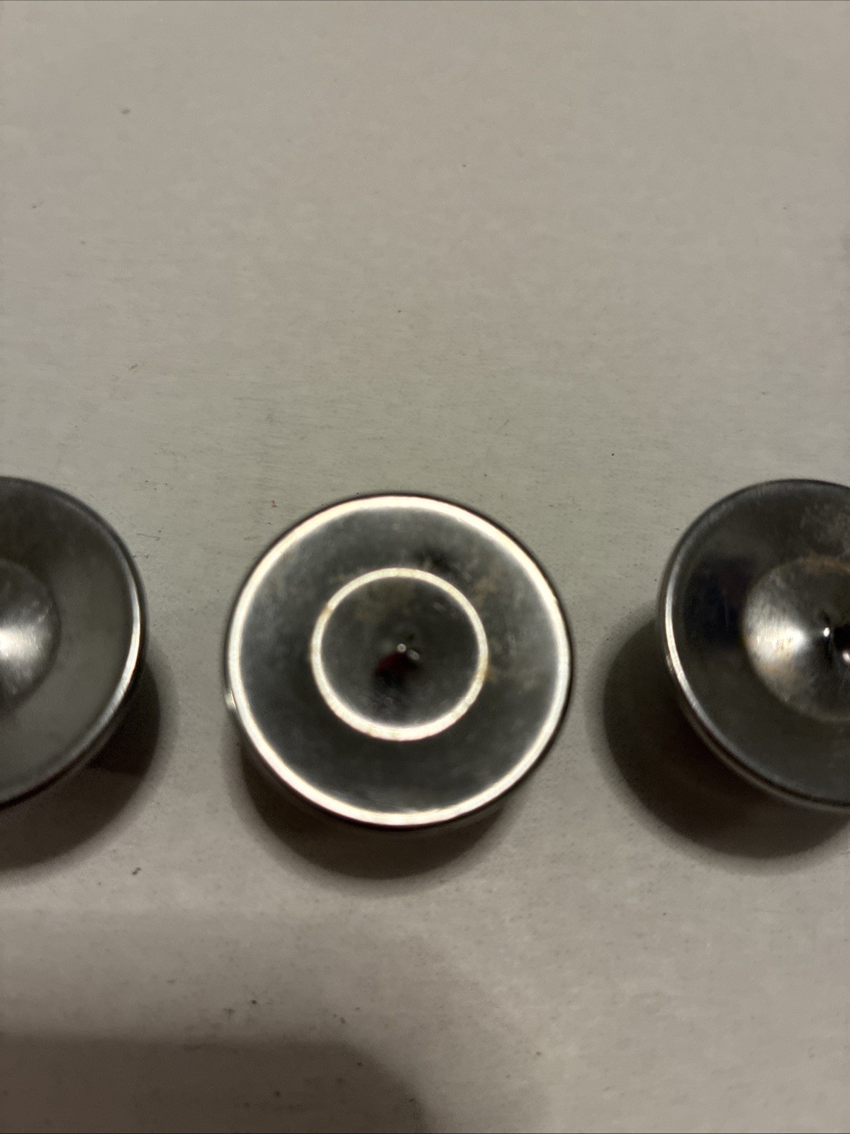 4pcs Vintage Concave MCM Drawer Knob Concave Round Pulls 1” Diameter