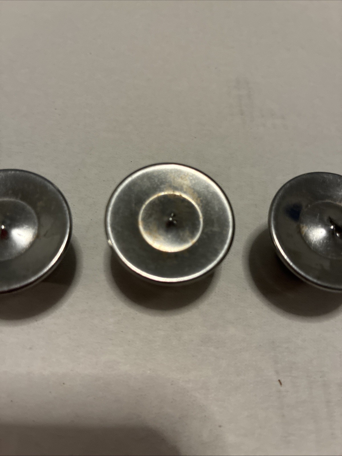 4pcs Vintage Concave MCM Drawer Knob Concave Round Pulls 1” Diameter
