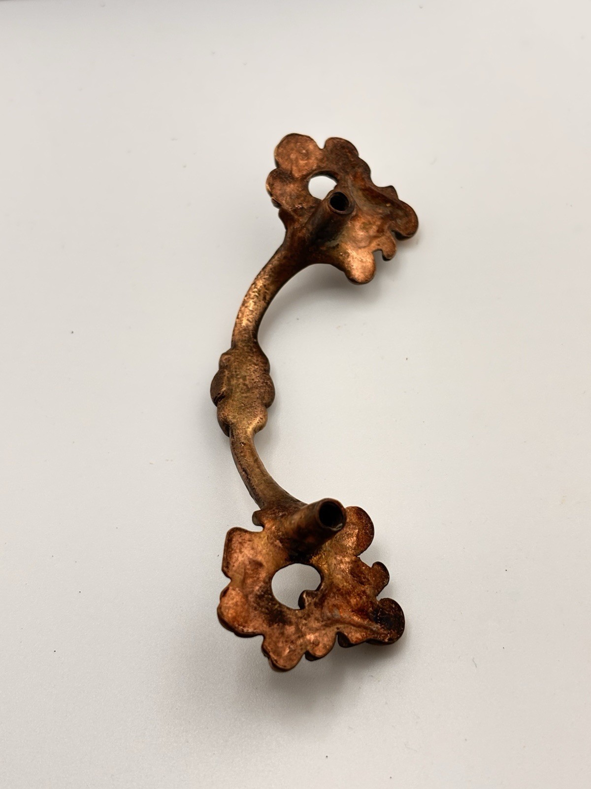 Ornate French Provincial Style Zinc Alloy Drawer Pull Antique Brass Copper Finis