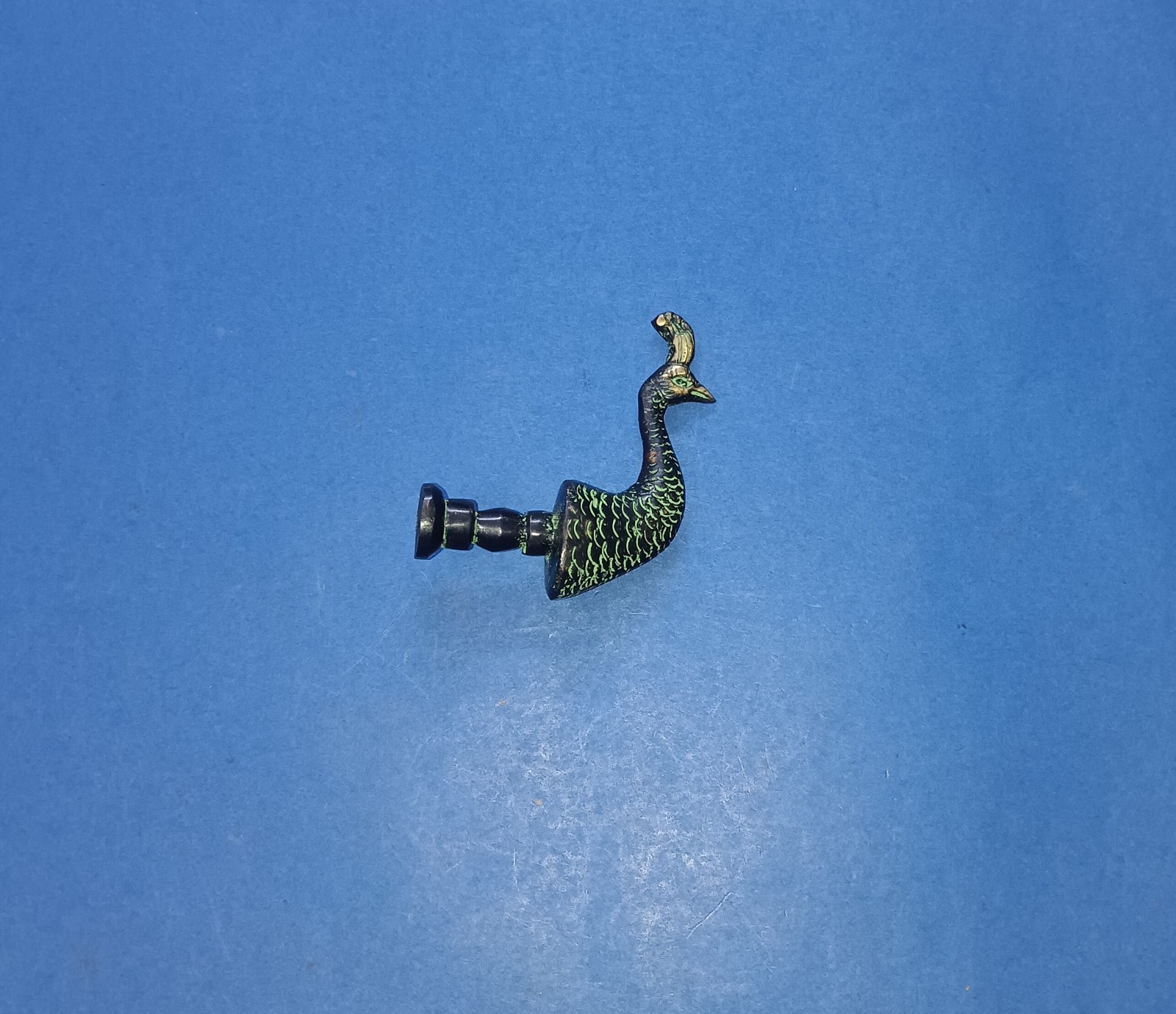 Macaw Bird Head Cabinet Closet Pull Brass Peacock Theme Drawer Knob Decor GTX