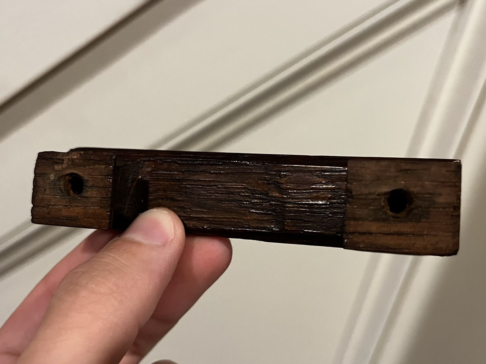 Globe Wernicke Barrister Bookcase Mission Oak Wood Drawer Base Pull Handle
