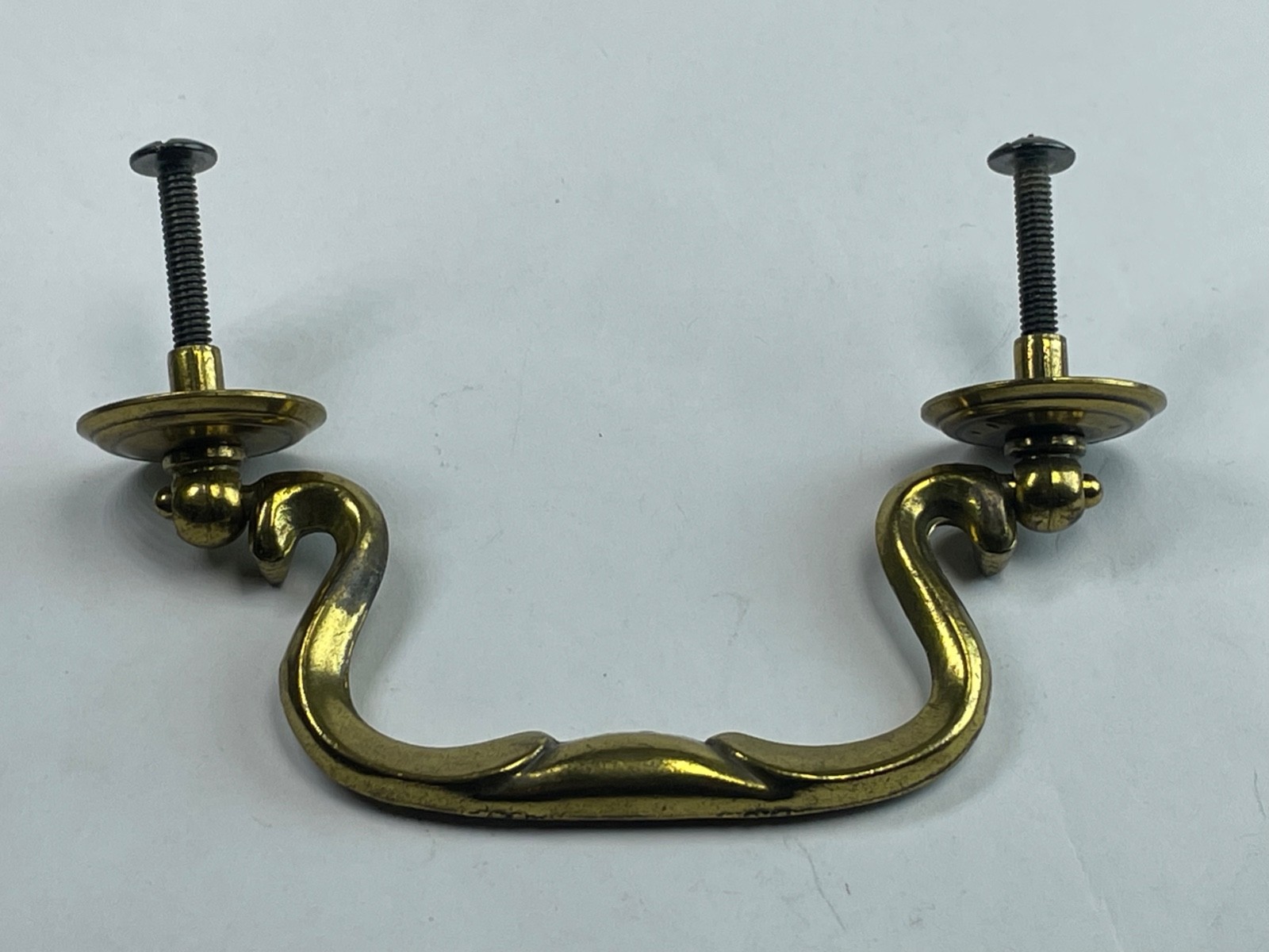 Bail Handle CB-1844 For Drop Pull Repair Dark Aged Brass 3-7/8″ Length Vintage