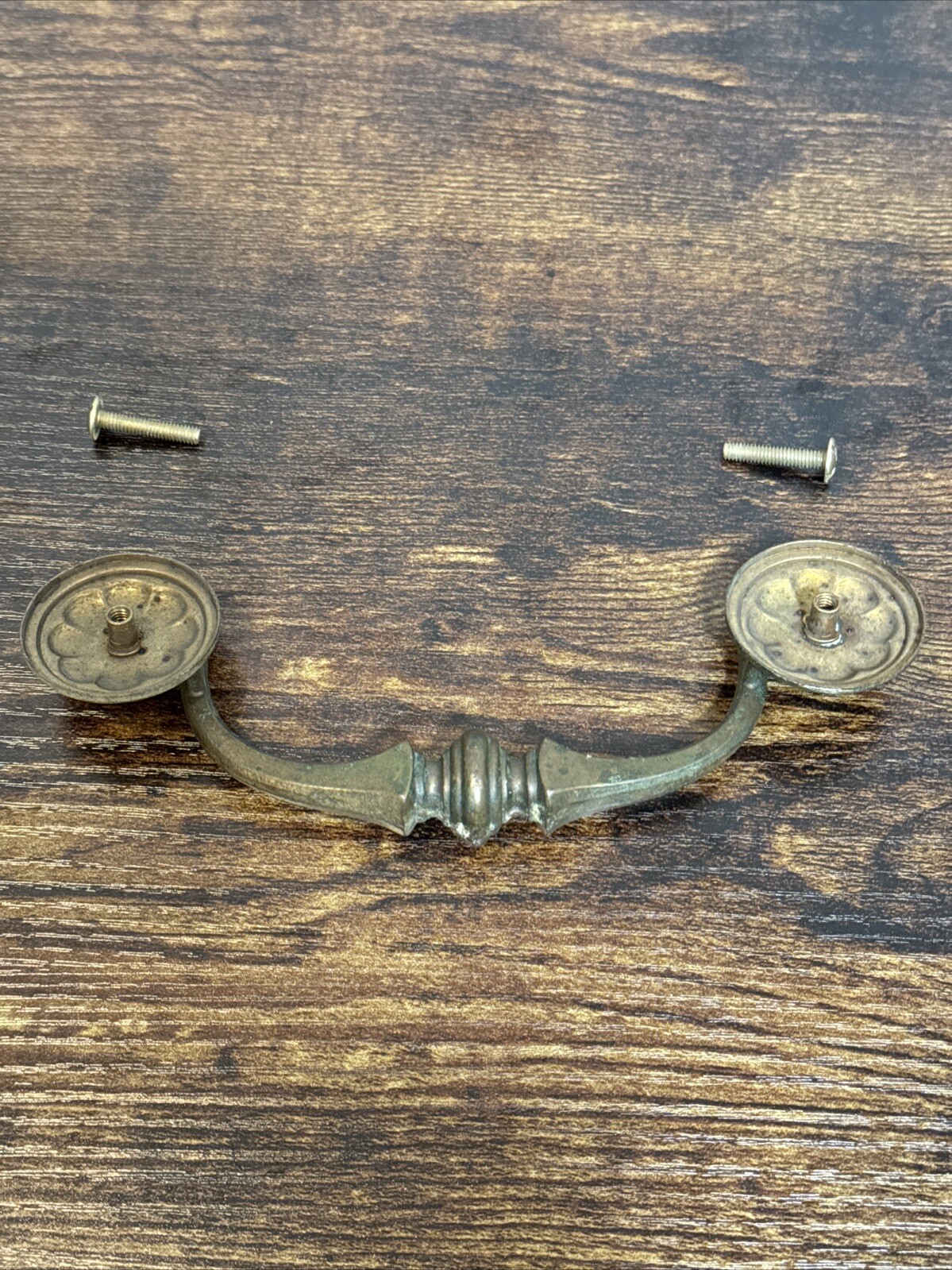 Drexel Esperanto Drawer Pull Tall Dresser Brass Vintage Drop Bail MCM Handle