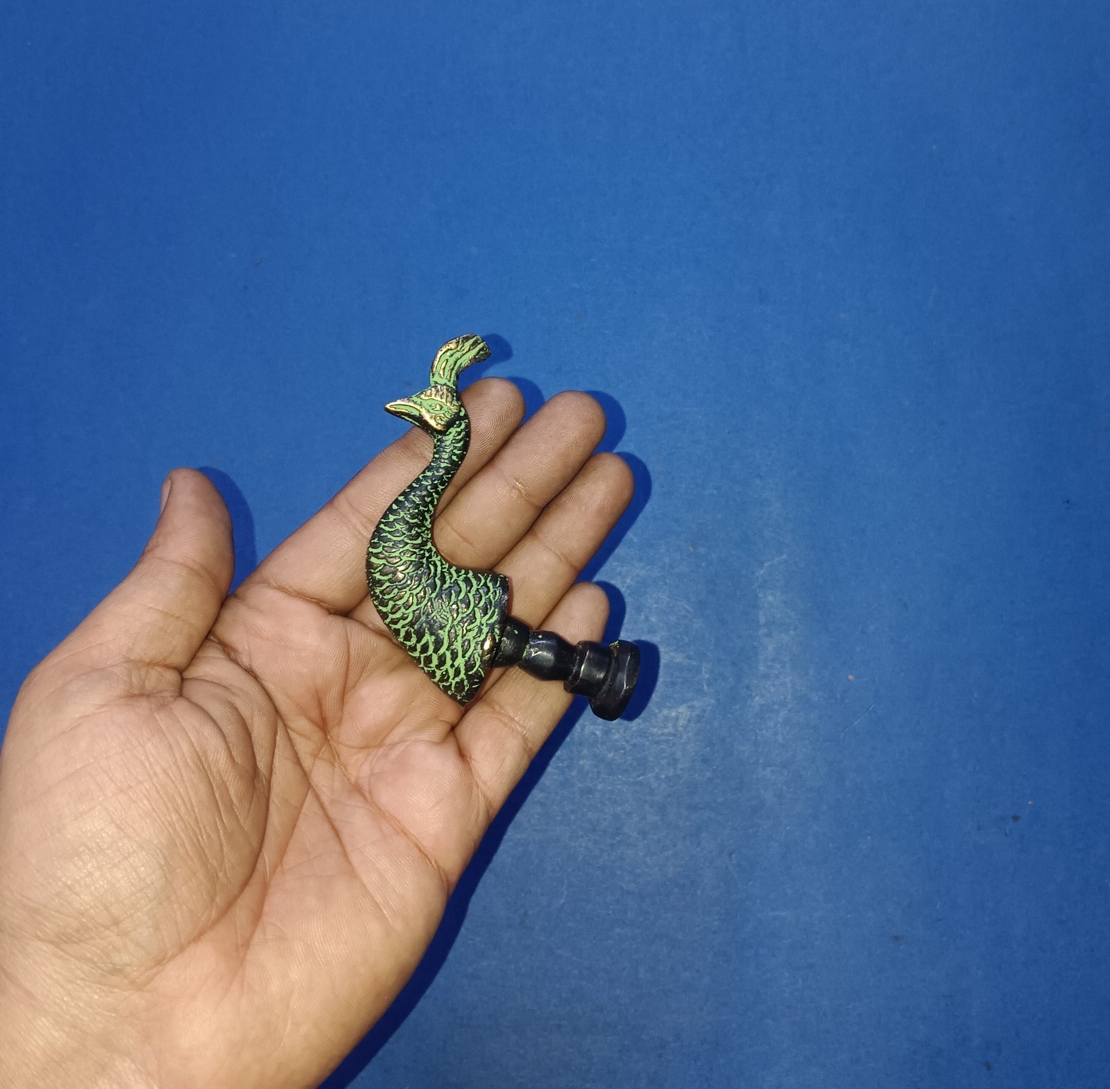 Macaw Bird Head Cabinet Closet Pull Brass Peacock Theme Drawer Knob Decor GTX