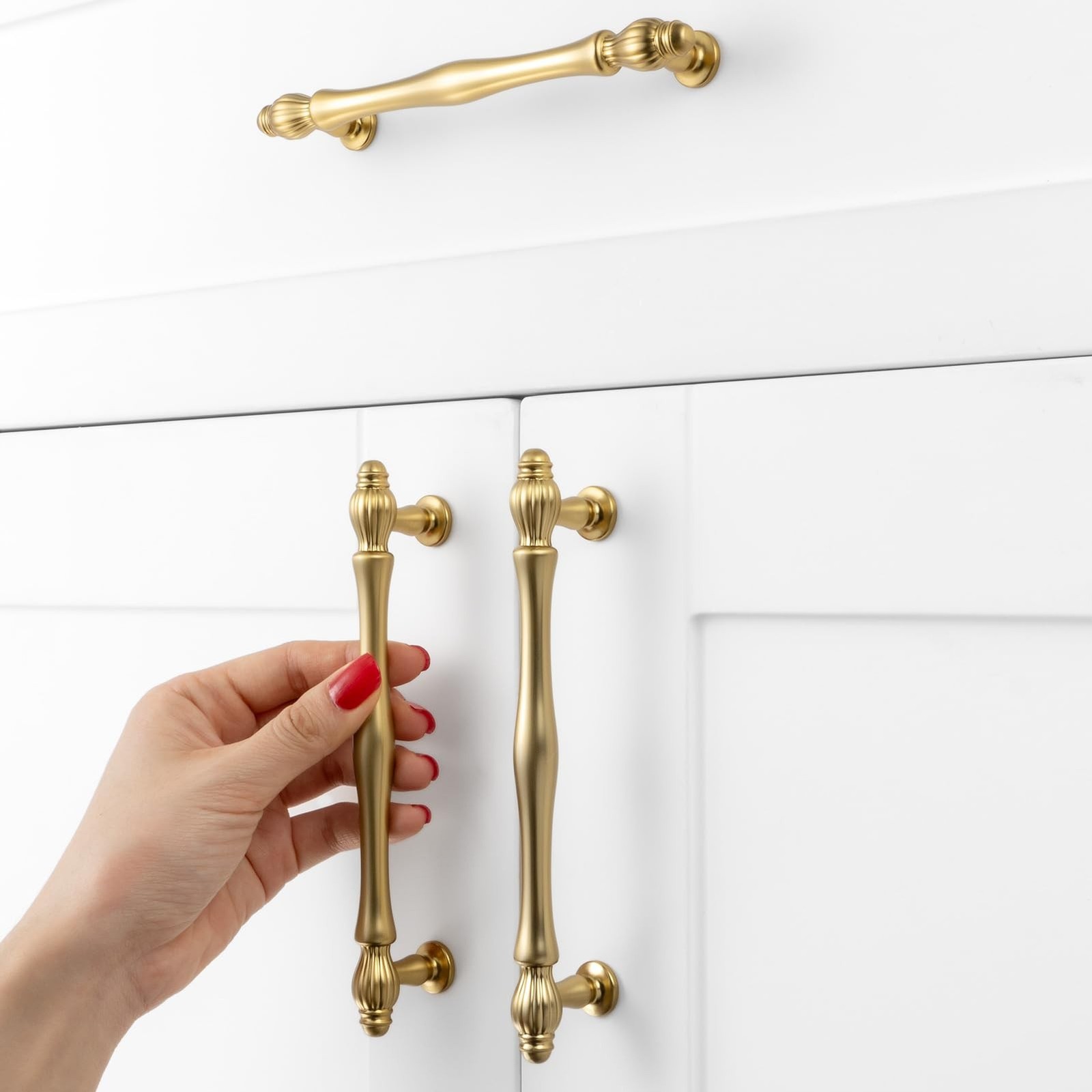 10 Pack 5 Inch Brushed Gold Cabinet Pulls Gold Cabinet Handles Gold Hardware …