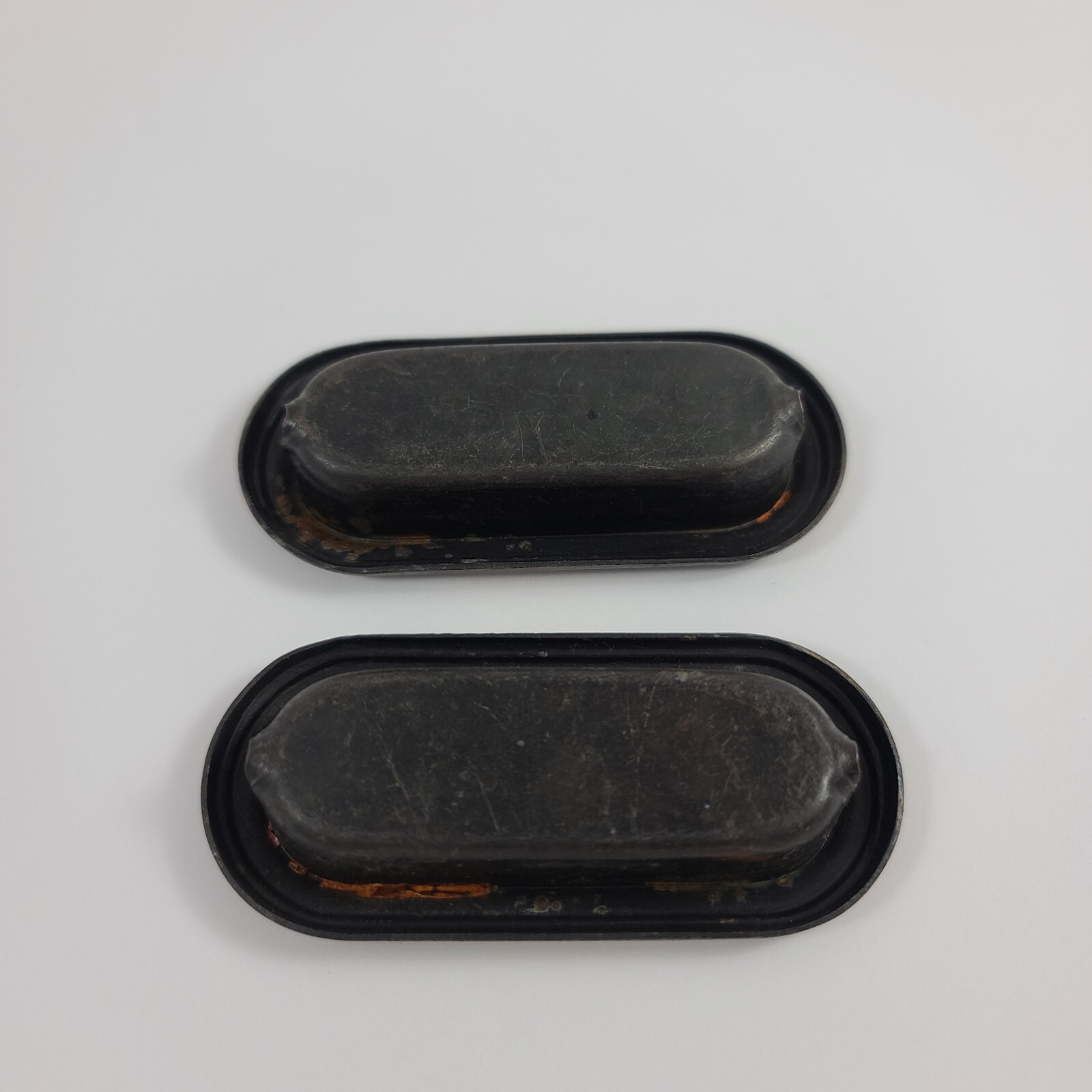 Vintage 1960s Amerock Recessed Drawer Pull Pair Finger Pull 1582