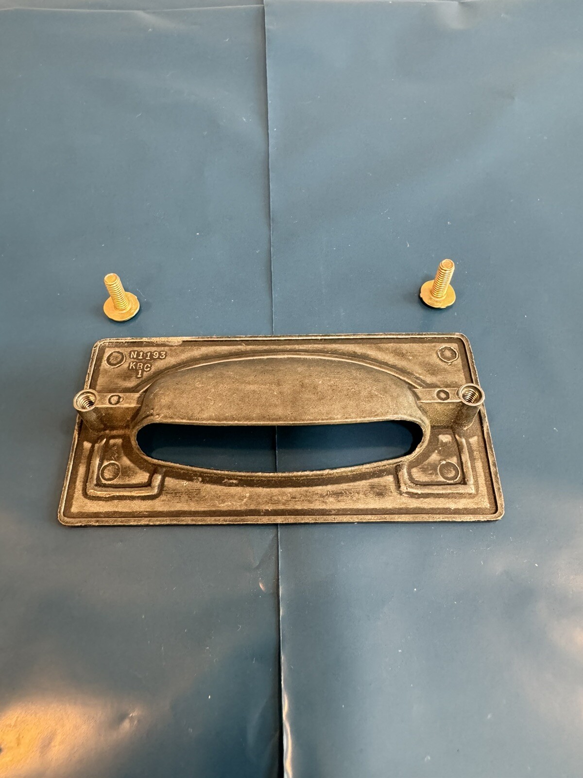 Drexel New Generation Drawer Pull Black Campaign Vintage Mid Century Hardware