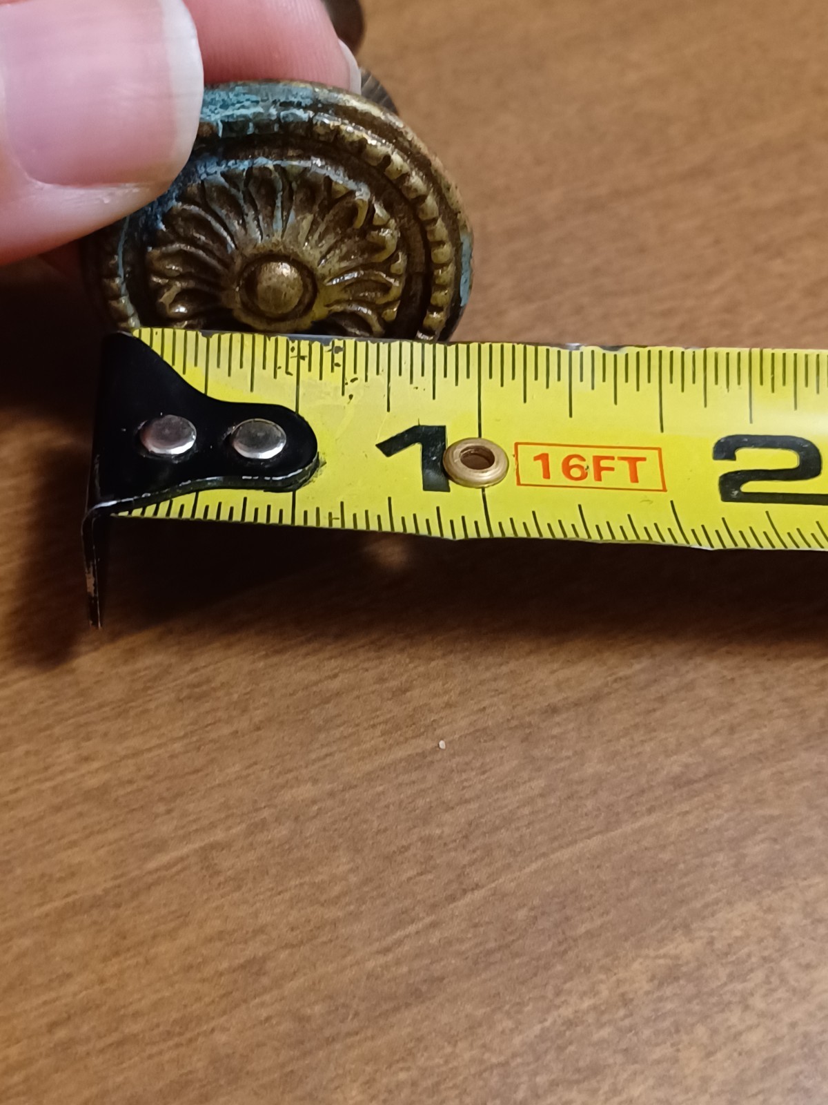 Vintage KBC Drawer Knob Pulls DISTRESSED Keeler Brass Co Lot Of 2