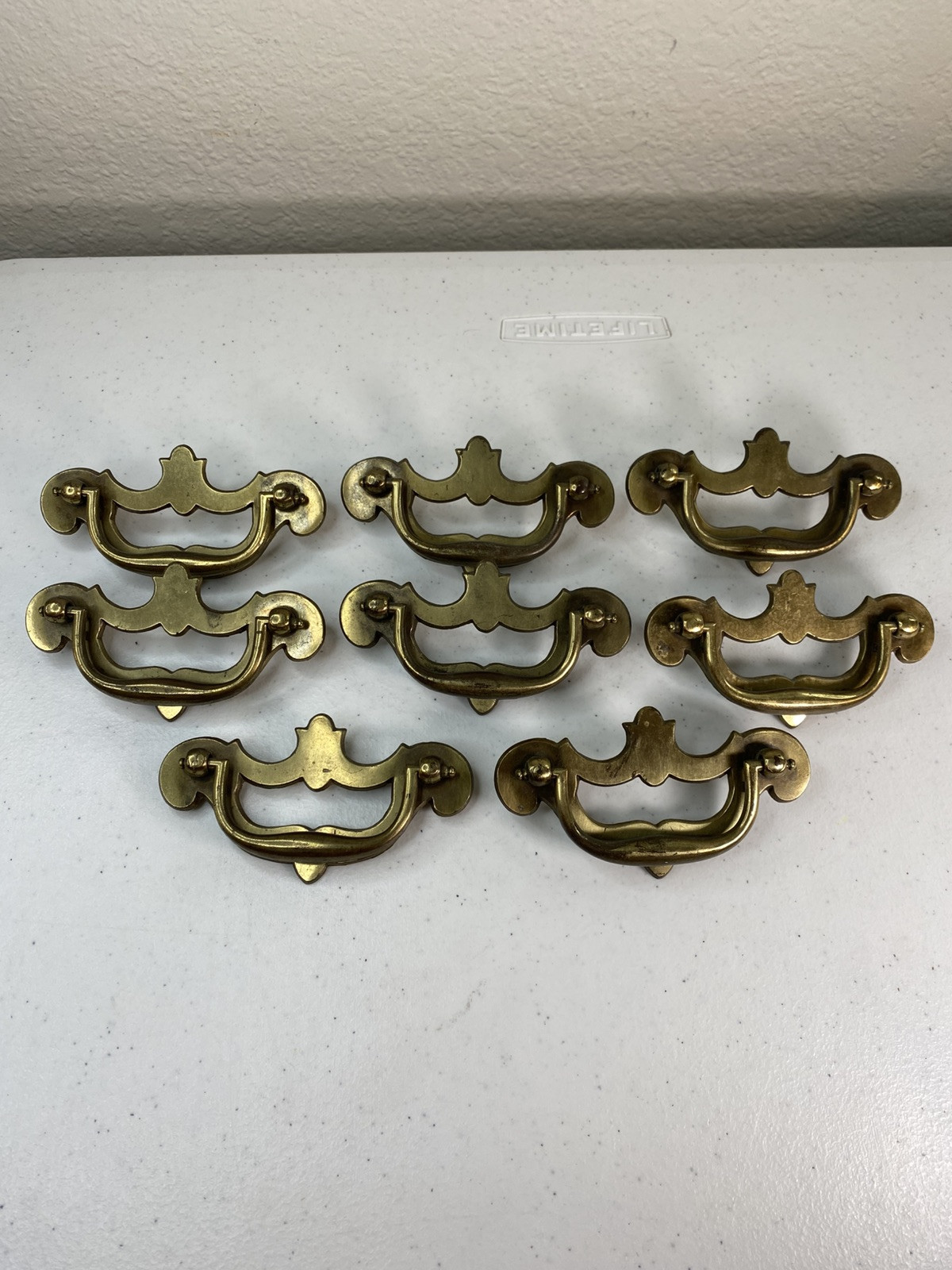 KBC #1956 Drawer Pulls – Lot of 8 – with Screws