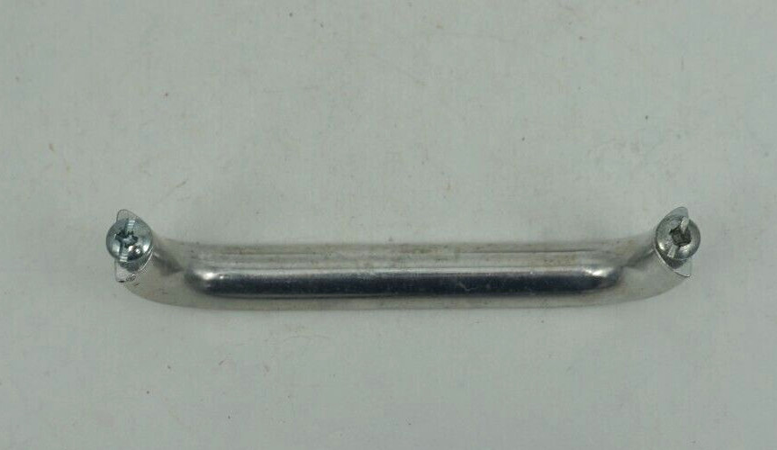 Reclaimed Vintage Brushed Aluminum Metal Drawer or Cabinet Pulls 6pcs