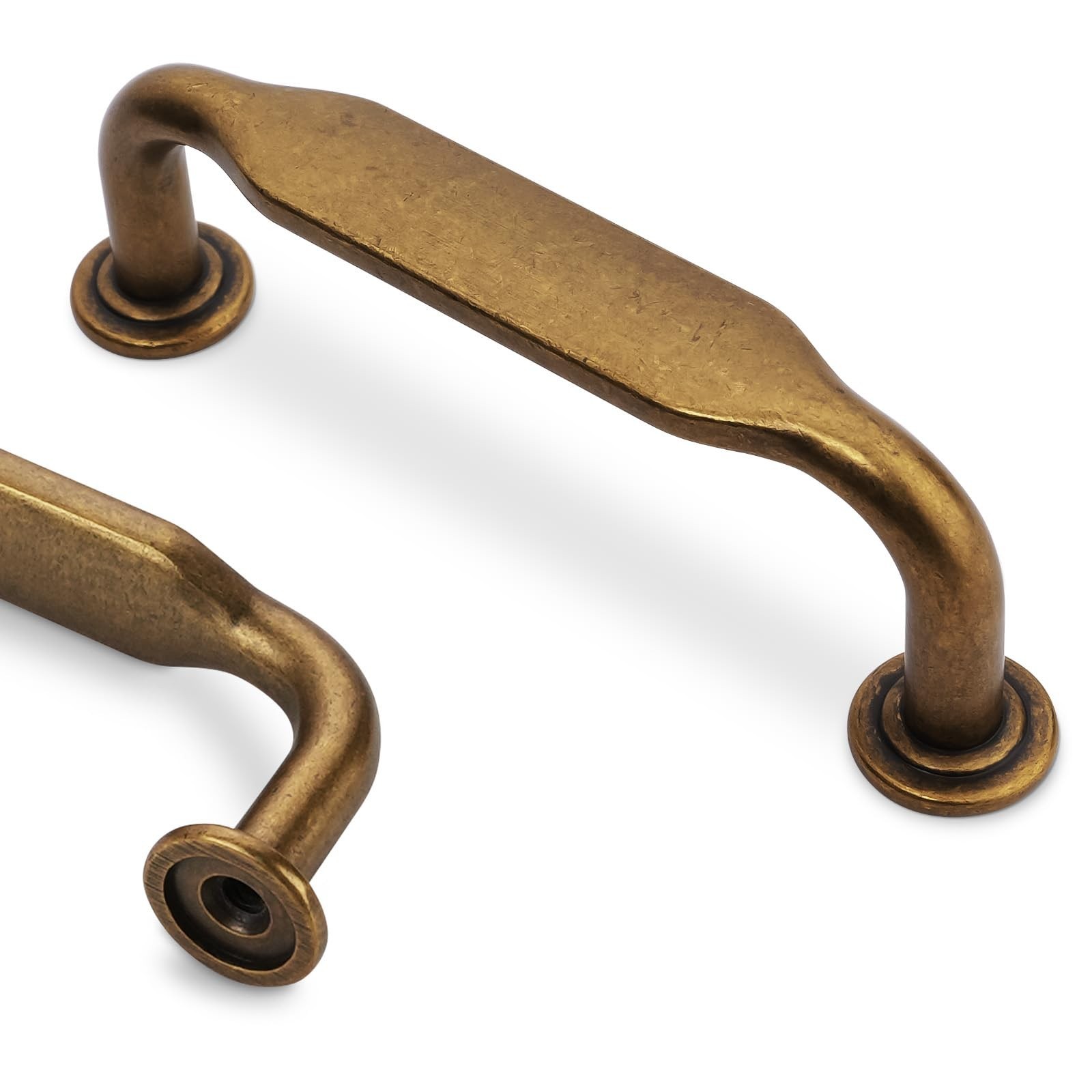 10 Pack 3 Inch Cabinet Pulls Antique Brass Kitchen Cabinet Handles Zinc Alloy…